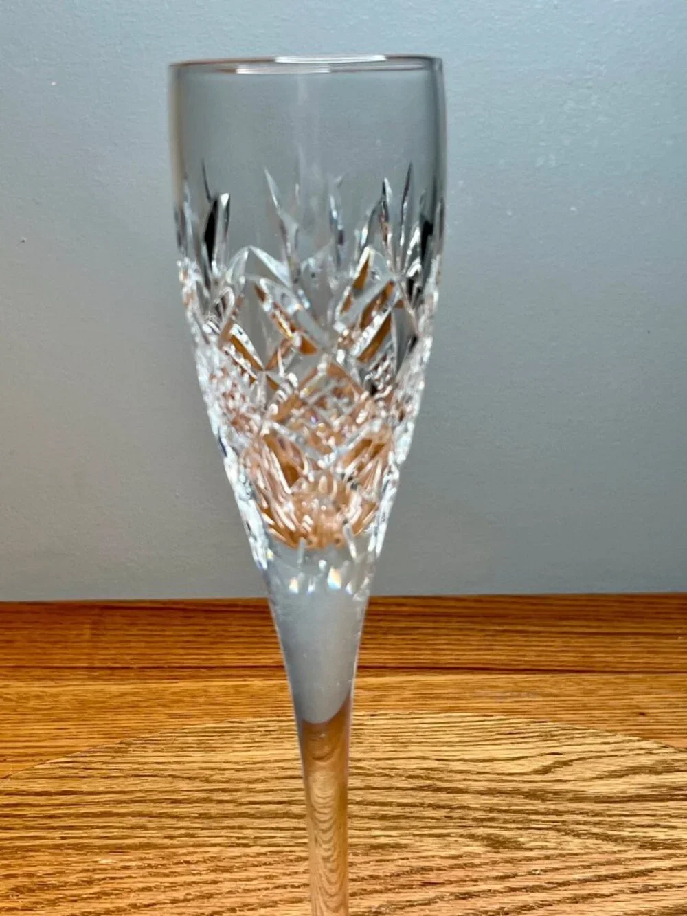 Set of 2 Waterford Crystal Sinead Champagne Flutes Made in Ireland New with Tag